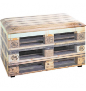 Sitztruhe 25978 Motiv Palette 2 Holz 65,0 cm