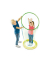 Riesen-Seifenblasen-Set Standing in a Bubble