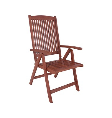 Gartenstuhl Stockholm 985013+6X985017 braun oval 150-200x90 cm (BxT)