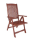 Gartenstuhl Stockholm 985013+6X985017 braun oval 150-200x90 cm (BxT)