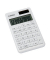 Taschenrechner SL-1000SC Solar-/Batterie LCD-Display weiß 1-zeilig 10-stellig