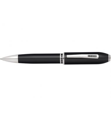 Kugelschreiber Peerless 125 Schwarz-Lack glasige Lackoberfläche
