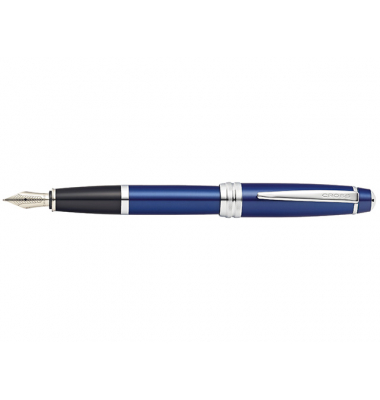 Füllfederhalter Bailey Blau-Lack, M-Feder, Self Serve