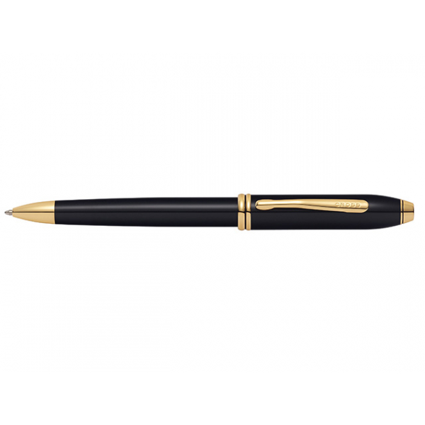 0073228126043 - Kugelschreiber Townsend Schwarz-Lack 23-Karat goldplattiert 0073228126043 Cross