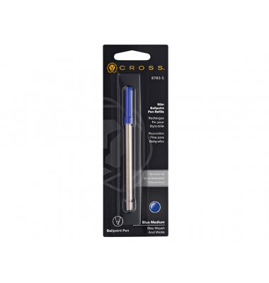 Kugelschreibermine Slim blau, mittel, 1 Stück im Blister Kugelschreibermine Slim blau, mittel, 1 Stück im Blister