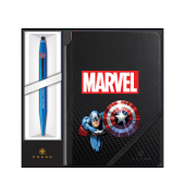 Kugleschreiber Tech 2 Marvel Captain America + Notizbuch