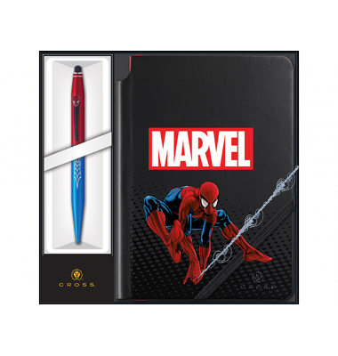 Kugleschreiber Tech 2 Marvel Spider Man mit Notizbuch Kugleschreiber Tech 2 Marvel Spider Man mit Notizbuch
