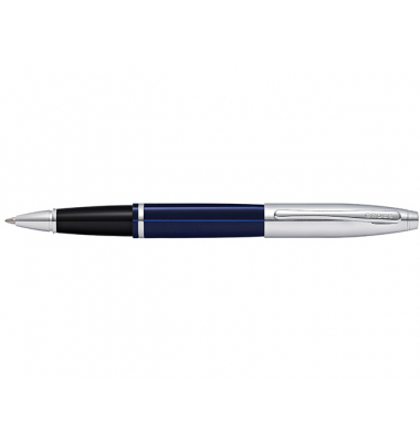 Rollerball Calais Blau-Lack Chrom