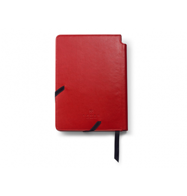 Notizbuch AC281-3M, rot, A5, liniert, 100g, 80 Blatt / 160 Seiten