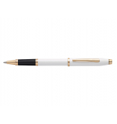 Rollerball Century II Perlweisser Lack mit rosegold