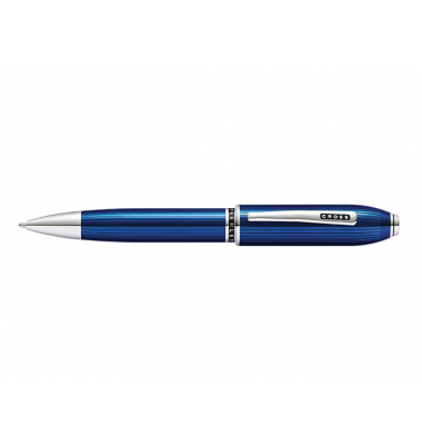 Kugelschreiber Peerless 125 Transluzent Quarz-Blau graviert