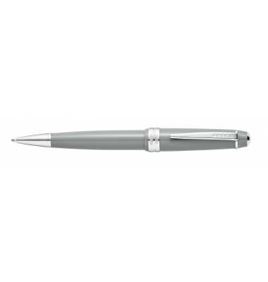 Kugelschreiber Bailey Light Grau-LackChrom, aus Kunststoff