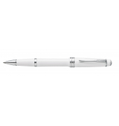 Rollerball Bailey Light Weiss-LackChrom, aus Kunststoff