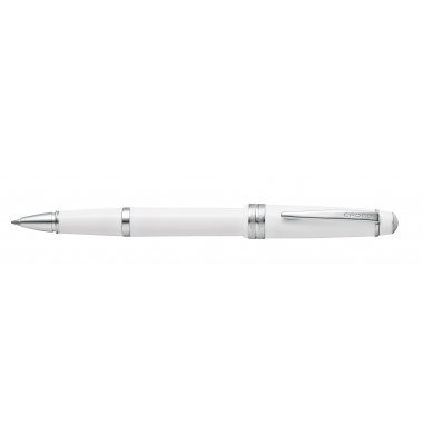Rollerball Bailey Light Weiss-LackChrom, aus Kunststoff