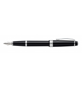 Füllfederhalter Bailey Light SchwarzChrom, Kunststoff, M-Feder