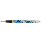 Rollerball Wanderlust Malta, Weiß-LackBlauGold