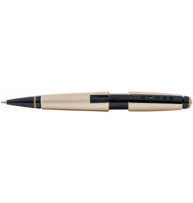 Rollerball Edge Mattbeige, PVD, mit Gel-Mine