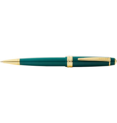 Kugelschreiber Bailey Light Grün-LackGold, aus Kunststoff