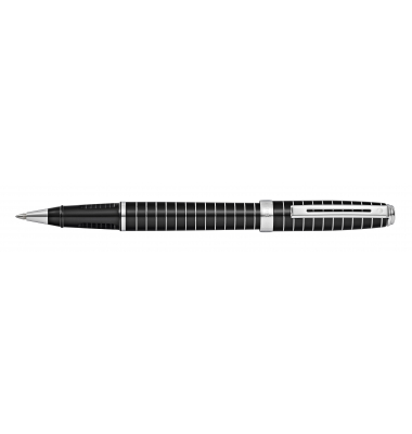 Prelude Rollerball Schwarz horizontales Linienmuster, G-box