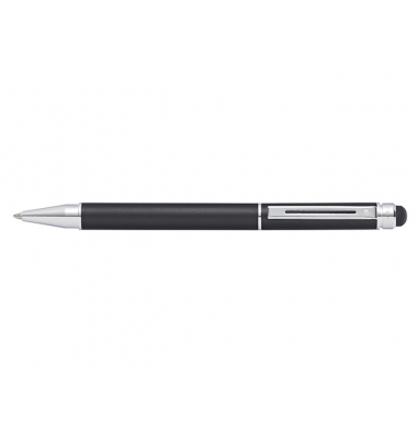 Kugelschreiber mit Stylus Switch metallic-schwarz