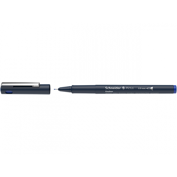 6 Stück Schneider Fineliner Pictus 0,9 mm blau 4004675011251 Schneider