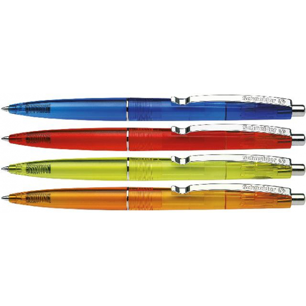 10 Stück Schneider Kugelschreiber K 20 Icy Colours Blisterkarte mit 4 Stück, sortiert 4004675011534 Schneider