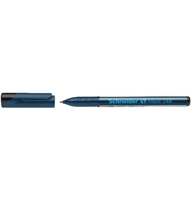 CD-Marker Maxx 244, 406553, 1er-Blister, schwarz, 0,7mm Rundspitze