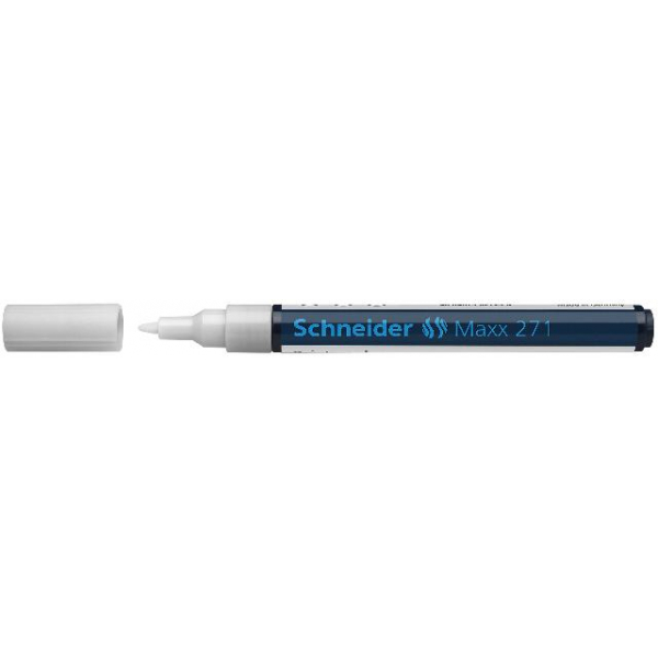 10 Stück Schneider Lackmarker 406577, weiß, 1-2mm Rundspitze 4004675014788 Schneider