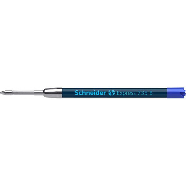 10 Stück Schneider Kugelschreiber Mine 735 B blau, Blisterkarte mit 1 Stück 4004675026415 Schneider