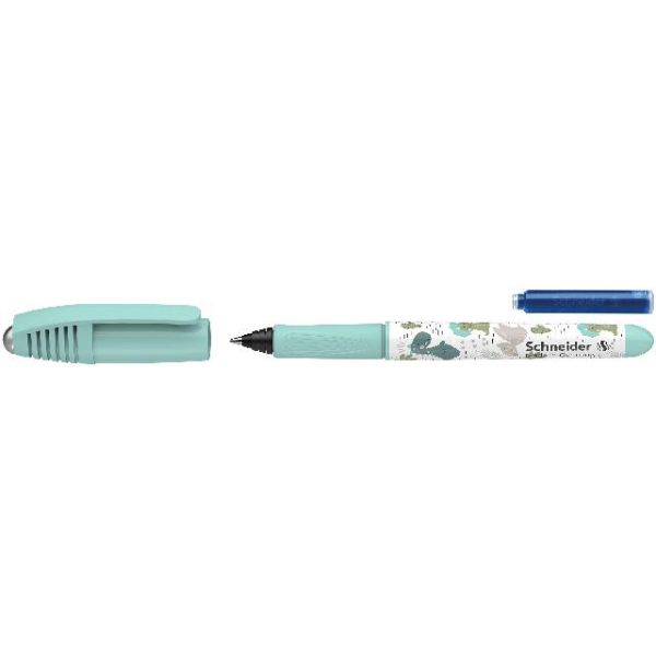10 Stück Schneider Tintenroller Zippi mit 1 Ersatzpatrone, Blisterkarte 4004675040435 Schneider