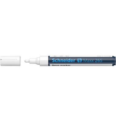 Flüssigkreide-Marker Maxx 265 weiss, Blisterkarte mit 1 Stück