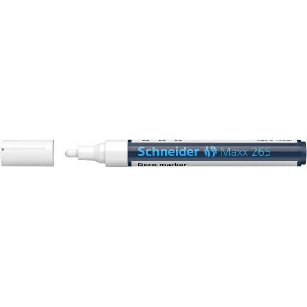 10 Stück Schneider Flüssigkreide-Marker Maxx 265 weiss, Blisterkarte mit 1 Stück 4004675055644 Schneider
