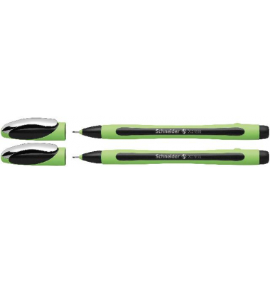 Fineliner-Set Xpress Premium, 406792, hellgr&uuml;n/schwarz (Schreibfarbe: schwarz), 0,8mm