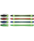 Fineliner-Set Xpress Premium, 406791, hellgr&uuml;n/farbig (Schreibfarbe: 4-farbig sortiert), 0,8mm