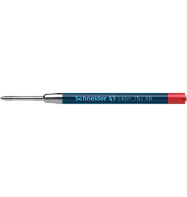 Kugelschreiber Mine Slider 755 XB rot, Blisterkarte mit 1 Stück