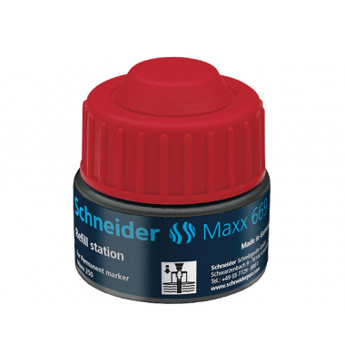 Refill Station Maxx 669, 30ml rot, für Permanent-Marker Maxx 250