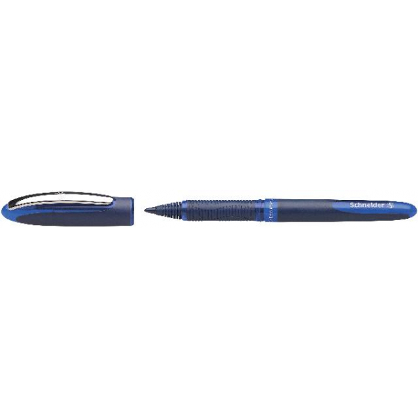 5 Stück Schneider Tintenroller One Business 0.6 blau, Blisterkarte mit 1 Stück 4004675099990 Schneider