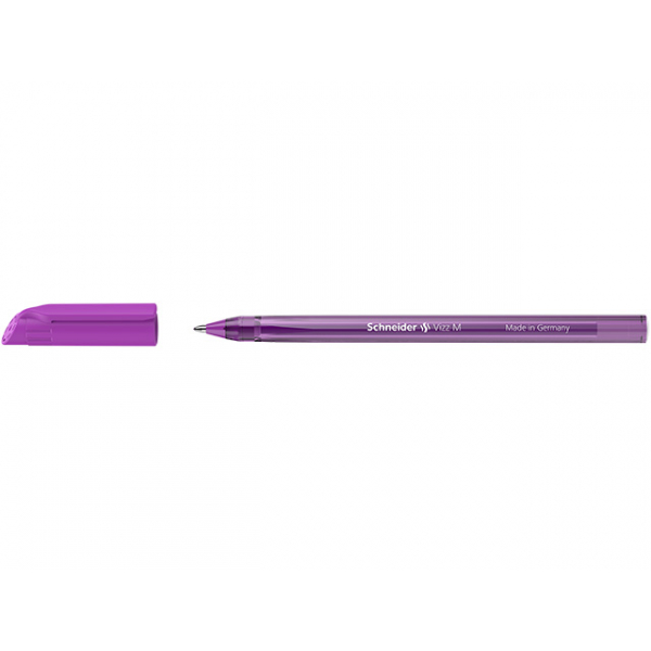 10 Stück Schneider Kugelschreiber Vizz M violett mit Gelco-Technologie 4004675129635 Schneider