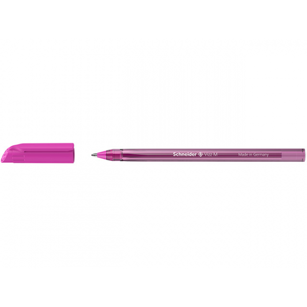10 Stück Schneider Kugelschreiber Vizz M pink mit Gelco-Technologie 4004675129666 Schneider