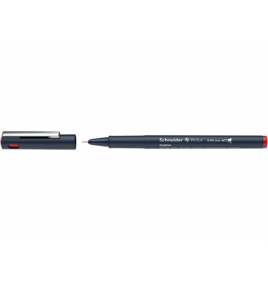 Fineliner Pictus, 477773, tiefblau (Schreibfarbe: rot), 0,05mm