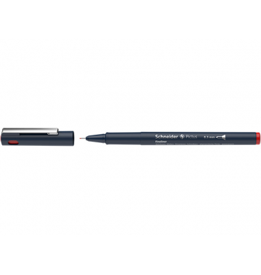 Fineliner Pictus, 477785, tiefblau (Schreibfarbe: rot), 0,3mm