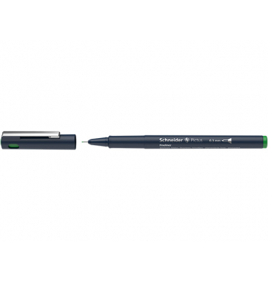 Fineliner Pictus, 477787, tiefblau (Schreibfarbe: gr&uuml;n), 0,3mm