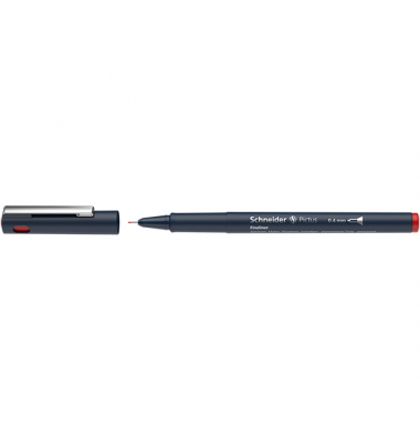 Fineliner Pictus, 477789, tiefblau (Schreibfarbe: rot), 0,4mm