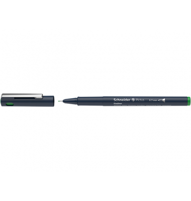 Fineliner Pictus, 477799, tiefblau (Schreibfarbe: gr&uuml;n), 0,7mm