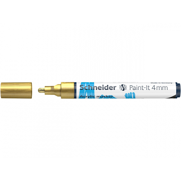 4004675145079 - Acrylmarker Paint-It 320 4mm gold 4004675145079 Schneider