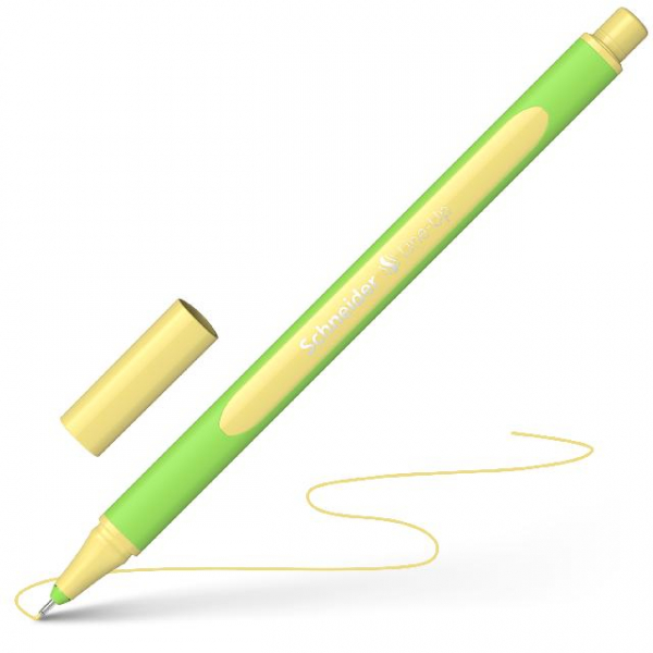10 Stück Schneider Fineliner Line-Up, 502125, grün (Schreibfarbe: pastel-vanilla), 0,4mm 4004675158277 Schneider