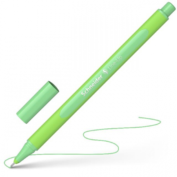 10 Stück Schneider Fineliner Line-Up, 502128, grün (Schreibfarbe: pastel-mint), 0,4mm 4004675158338 Schneider