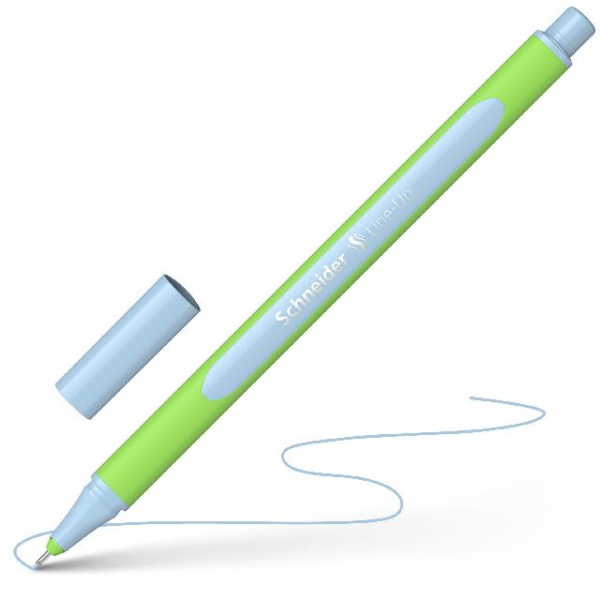 10 Stück Schneider Fineliner Line-Up, 502130, grün (Schreibfarbe: pastel-blue), 0,4mm 4004675158390 Schneider