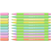 Fineliner-Set Line-Up, 504992, hellgr&uuml;n/farbig (Schreibfarbe: 10-farbig sortiert), 0,4mm