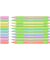 Fineliner-Set Line-Up, 504992, hellgr&uuml;n/farbig (Schreibfarbe: 10-farbig sortiert), 0,4mm